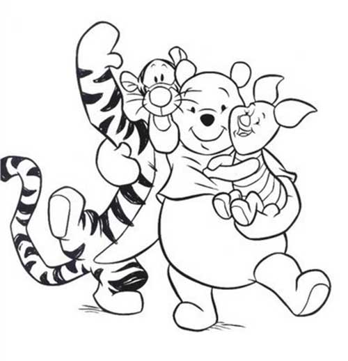 30 Ursinho Puff (Pooh) para Imprimir e Colorir em Casa