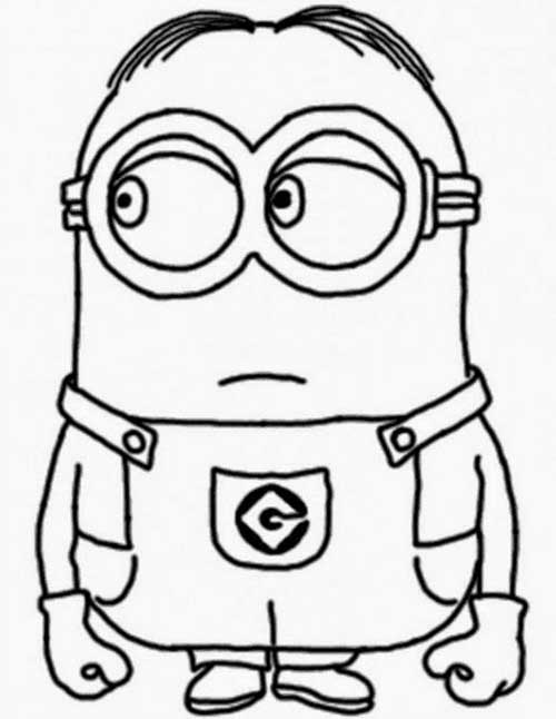 45 Desenhos do Minions para Colorir (Meu Malvado Favorito)