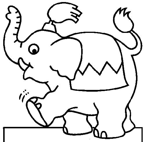 elefante para pintar