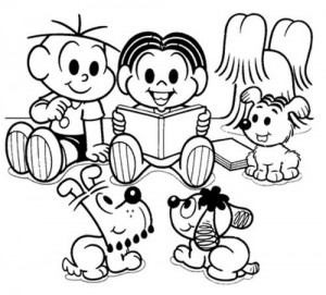 35+ Desenhos de Livro para Imprimir e Colorir/Pintar