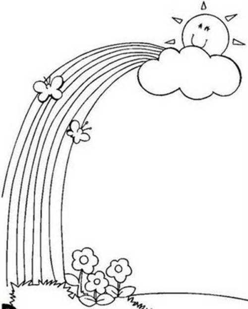 Arco íris dicas de desenhos