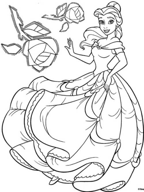 desenhos da bela e a fera