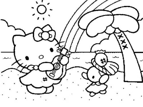 desenhos da hello kitty para pintar