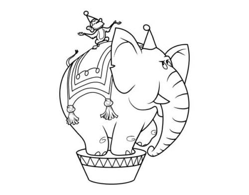 circo para pintar