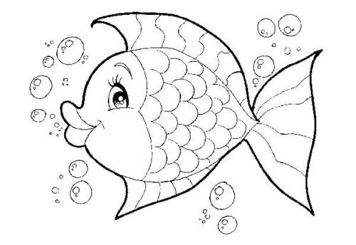 peixe para pintar