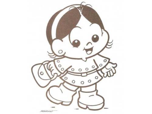 magali 1 para colorir