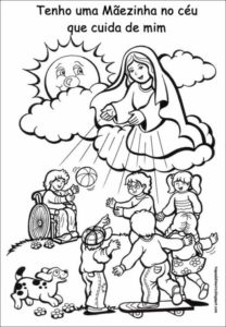 35+ Desenhos Católicos para Imprimir e Colorir / Pintar