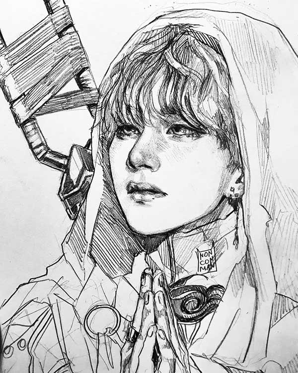 79 Desenhos de K-Pop para Imprimir e Colorir em Casa!