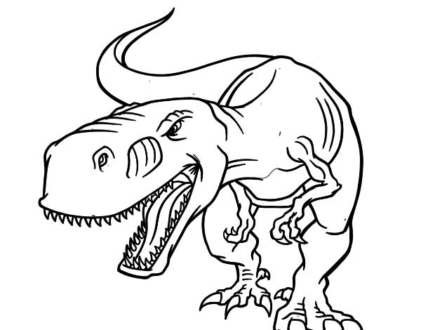 tiranossauro desenhos de dinossauros para colorir