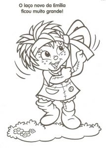 67 Desenhos da Emília para Colorir (Atividades Infantis)