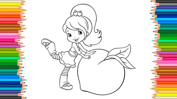 desenhos da moranguinho para colorir