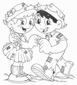 65 Desenhos de Festa Junina para Colorir/Pintar em Casa! [Didáticos]