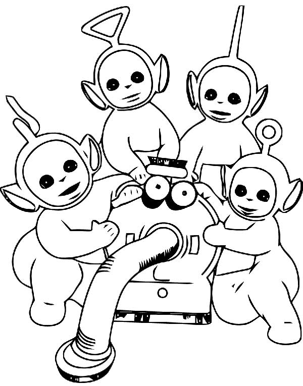 Laa Laa 1 Desenhos do Teletubbies