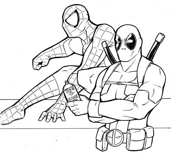65+ Desenhos do Deadpool para Imprimir e Colorir (PINTAR)