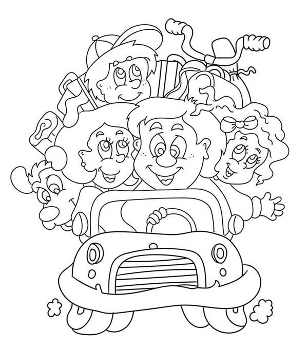 encima do carro no carro
