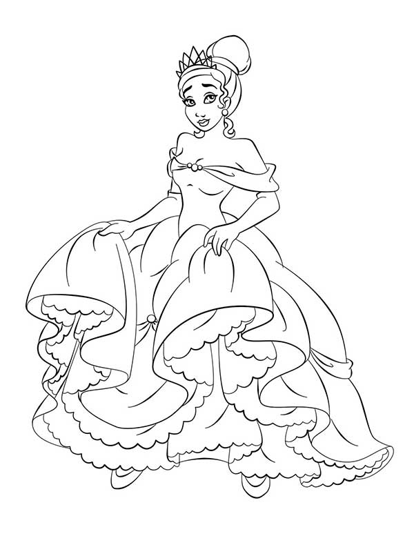tiana de vestido tiana de vestido