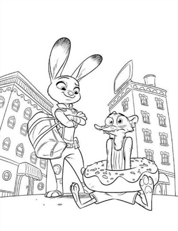 55+ Desenhos do Zootopia para Imprimir e Colorir (PINTAR)