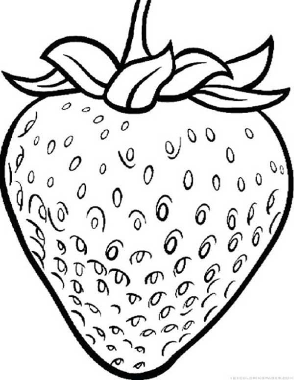 desenho de morango 1