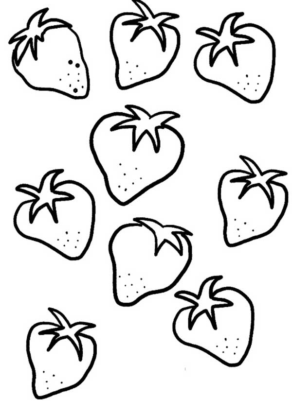 desenhos de morangos