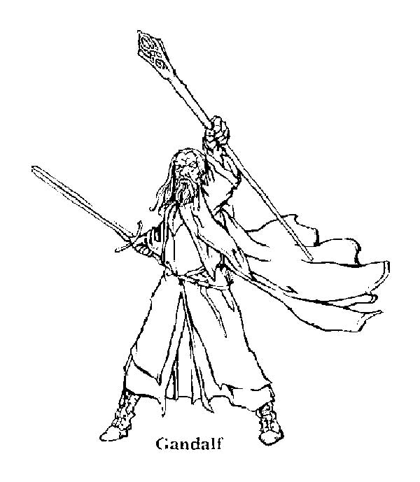 desenho de senhor dos anéis para pintar