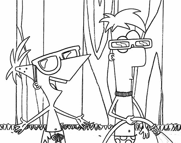 molhando o quintal Phineas e Ferb