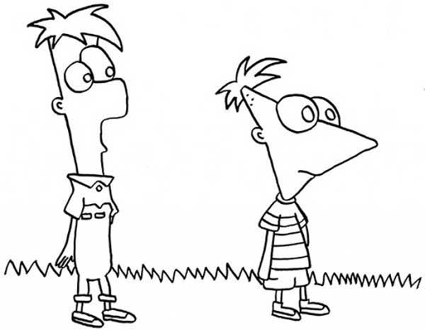 personagens da disney Phineas e Ferb