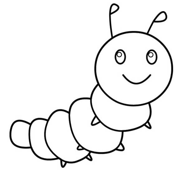 Desenhos de Lagartas para pintar para pintar