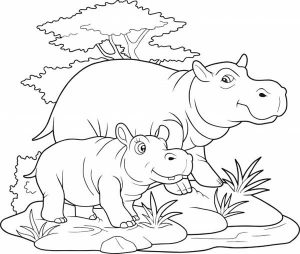 51+ Desenhos de Animais Terrestres para Imprimir e Colorir