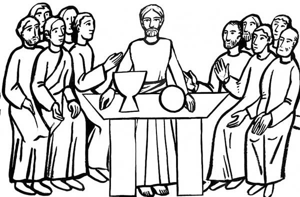 Jesus com apostolos para cristãos