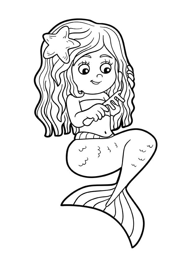 desenho de sereia para pintar desenho de sereia para pintar