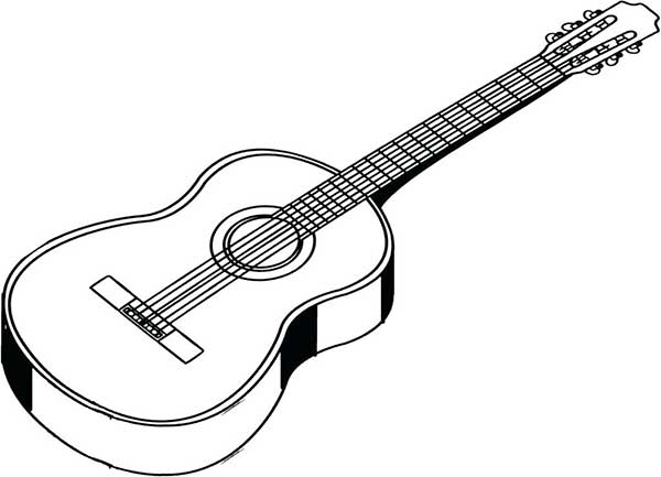 desenho de violao para colorir desenhos de violões