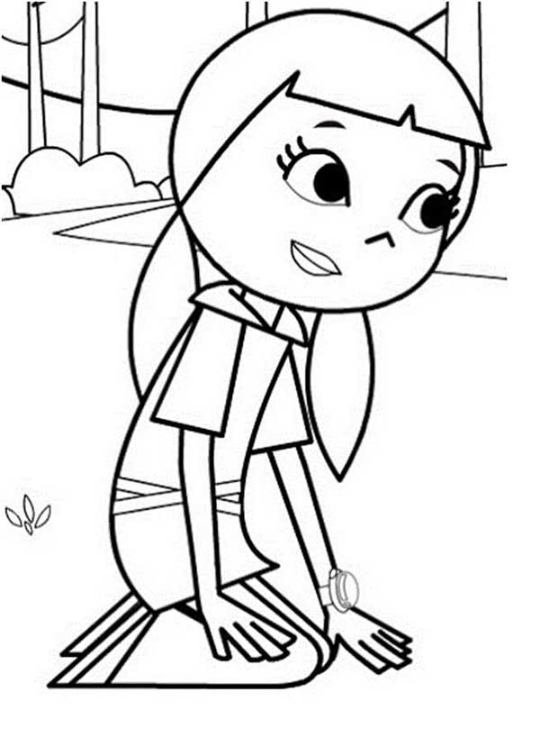 desenhos da marina para colorir menina