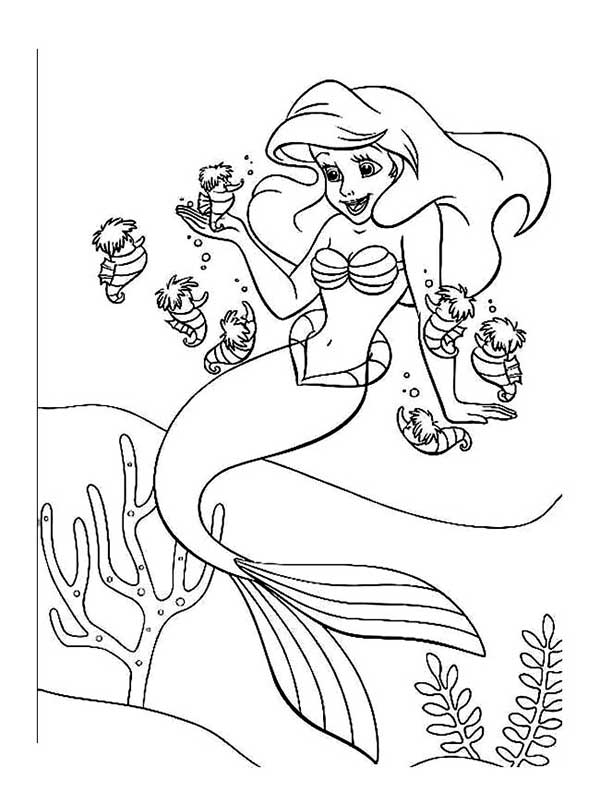 desenhos de ariel