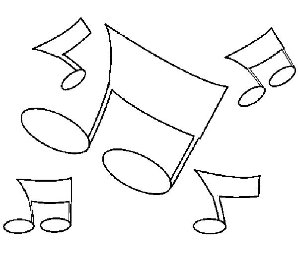 150+ Desenhos Grátis de Notas Musicais para Imprimir e Colorir