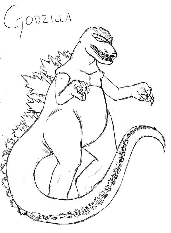 godzilla 2 Godzilla para impressão
