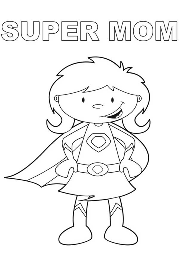 desenhos de dia das mães para colorir