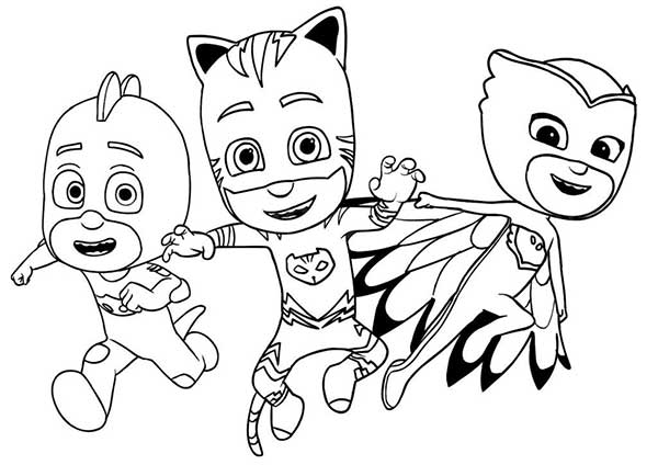 Pj Masks para imprimir