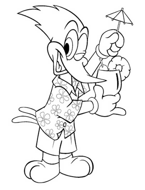 57+ Desenhos do Pica Pau para Imprimir e Colorir (Personagens)