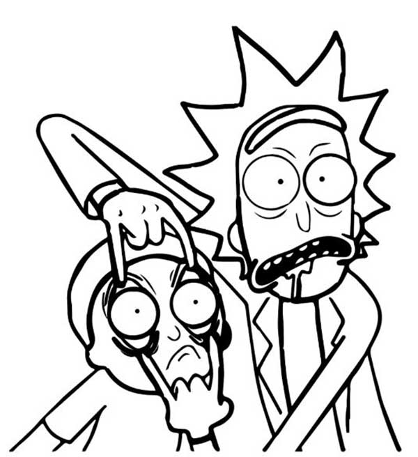 Desenho do Rick e Morty os mais divertidos