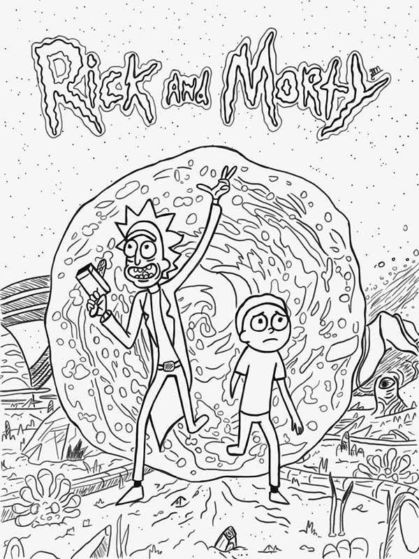 Rick e Morty seleção de imagens