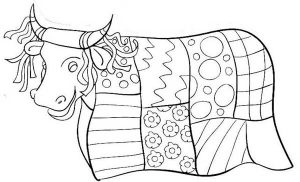 25+ Desenhos do Boi da Cara Preta para Imprimir e Colorir
