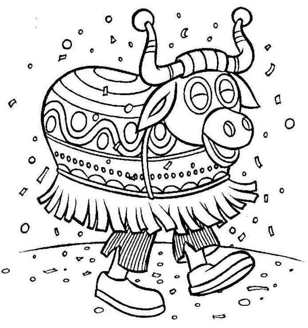55+ Desenhos do Boi Bumbá para Imprimir e Colorir