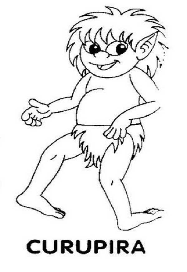 87+ Desenhos do Curupira para Imprimir e Colorir (Educativos)