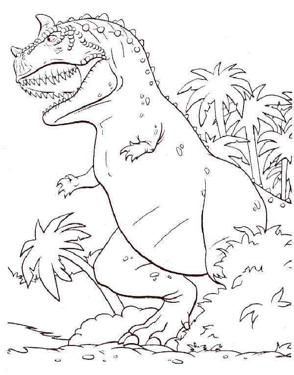 de Desenho de dinossauro para imprimir!