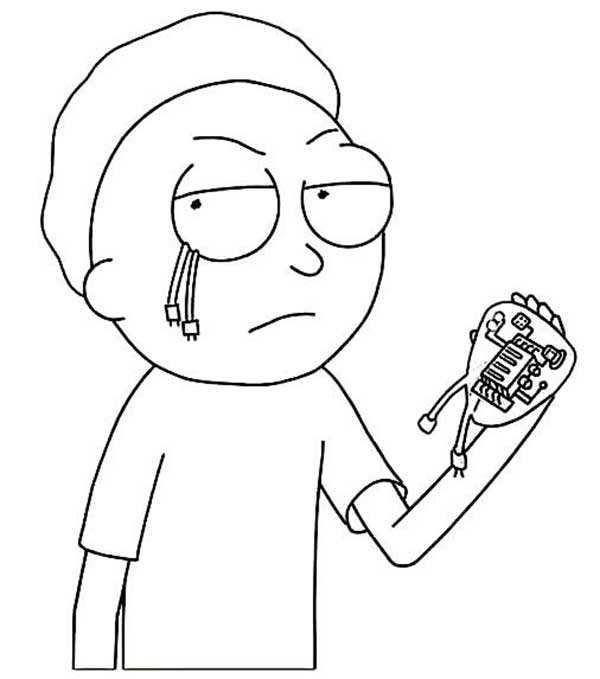 desenho de rick e morty para colorir Rick e Morty para colorir