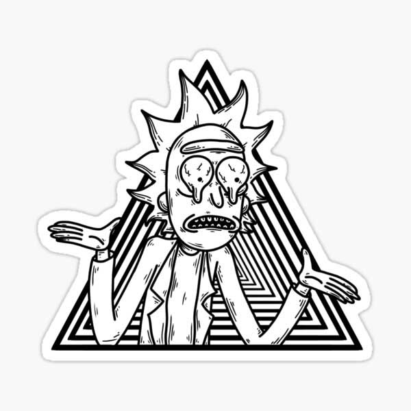 desenho do rick Rick e Morty para imprimir