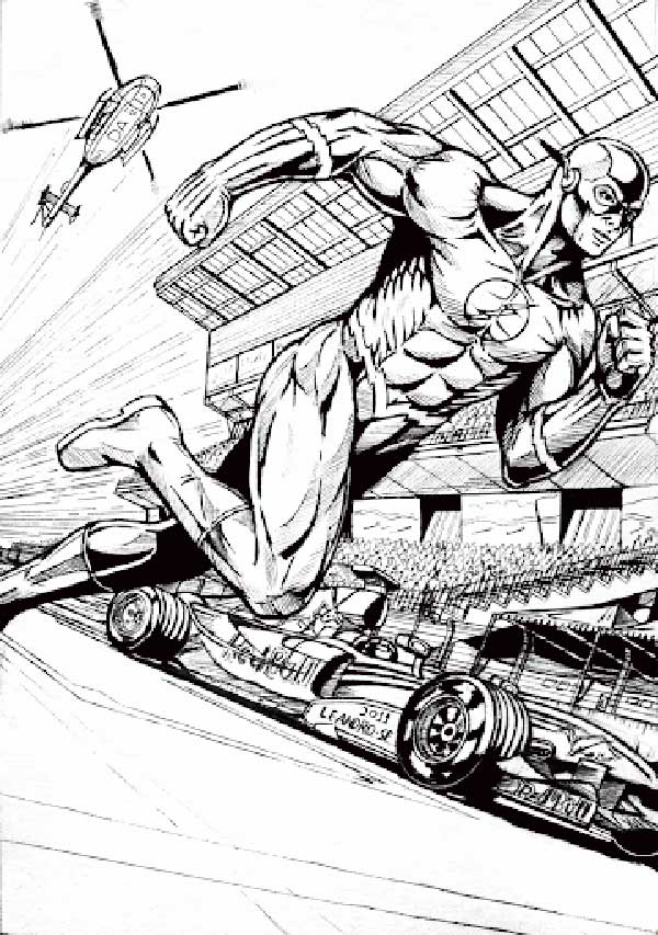 do hq desenhos do Flash