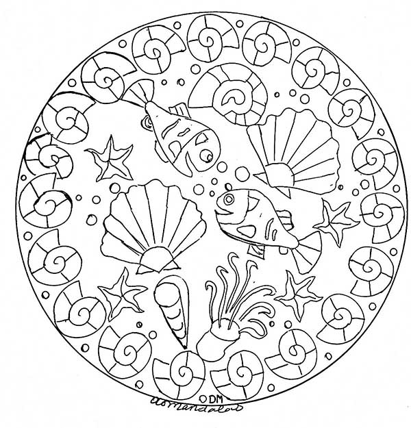 fundo do mar para colorir para salvar