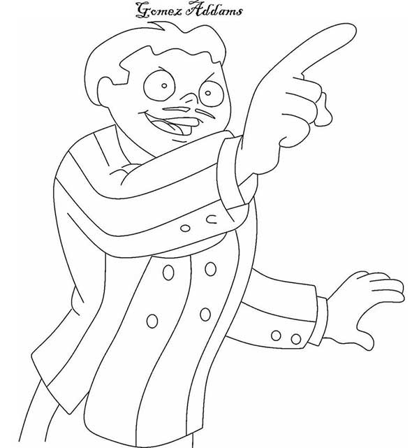 desenhos da família addams