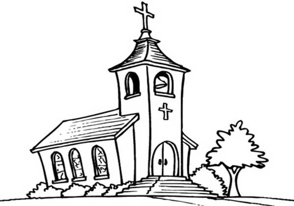 Desenhos GRÁTIS de Igreja Barroca para Imprimir e Colorir/Pintar